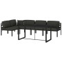 Set muebles de jardín 6 pzas y cojines aluminio gris antracita de , Conjuntos de jardín - Ref: Foro24-3115916, Precio: 1,00 €...