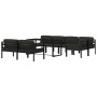 Set muebles de jardín 8 pzas y cojines aluminio gris antracita de , Conjuntos de jardín - Ref: Foro24-3115928, Precio: 1,00 €...