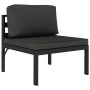 Set muebles de jardín 8 pzas y cojines aluminio gris antracita de , Conjuntos de jardín - Ref: Foro24-3115928, Precio: 1,00 €...