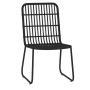 Juego de comedor de jardín 5 piezas negro de , Conjuntos de jardín - Ref: Foro24-3099168, Precio: 503,61 €, Descuento: %