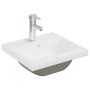 Mueble con lavabo blanco madera contrachapada de vidaXL, Tocadores de baño - Ref: Foro24-3071261, Precio: 164,02 €, Descuento: %