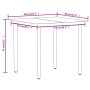 Juego de comedor de jardín 5 piezas negro de , Conjuntos de jardín - Ref: Foro24-3099168, Precio: 503,61 €, Descuento: %