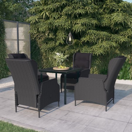 Juego de comedor de jardín 5 piezas gris oscuro de , Conjuntos de jardín - Ref: Foro24-3099638, Precio: 1,00 €, Descuento: %