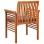 Sillas de jardín con cojines 4 unidades madera maciza de acacia de , Sillas de jardín - Ref: Foro24-3120452, Precio: 427,88 €...
