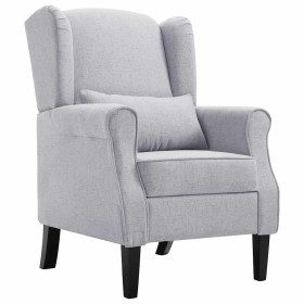 Sillón de tela gris claro en Sillones | Comprar online en Foru.es