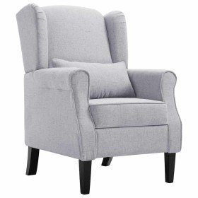 Sillón de tela gris claro en Sillones | Comprar online en Foru.es