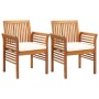 Set comedor de jardín 5 pzas y cojines madera maciza de acacia de , Conjuntos de jardín - Ref: Foro24-3120459, Precio: 730,46...