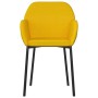 Sillas de comedor 2 unidades terciopelo amarillo de , Sillas de comedor - Ref: Foro24-344708, Precio: 118,56 €, Descuento: %