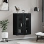 Armario de pared madera de ingeniería negro 69,5x34x90 cm de , Aparadores - Ref: Foro24-834987, Precio: 124,53 €, Descuento: %