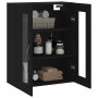 Armario de pared madera de ingeniería negro 69,5x34x90 cm de , Aparadores - Ref: Foro24-834987, Precio: 124,53 €, Descuento: %