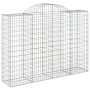 Cestas gaviones 40 uds forma de arco hierro 200x50x140/160 cm de , Maceteros y jardineras - Ref: Foro24-3146380, Precio: 3,00...