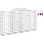 Cestas de gaviones 10 uds forma de arco hierro 300x30x160/180cm de , Maceteros y jardineras - Ref: Foro24-3146583, Precio: 1,...