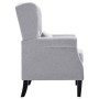 Sillón de tela gris claro en Sillones | Comprar online en Foru.es