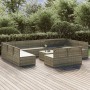 Set de muebles de jardín 12 pzas cojines ratán sintético gris de , Conjuntos de jardín - Ref: Foro24-3157346, Precio: 1,00 €,...