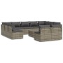 Set de muebles de jardín 12 pzas cojines ratán sintético gris de , Conjuntos de jardín - Ref: Foro24-3157346, Precio: 1,00 €,...