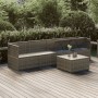 Set de muebles de jardín 5 pzas y cojines ratán sintético gris de , Conjuntos de jardín - Ref: Foro24-3157367, Precio: 460,99...