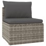 Set de muebles de jardín 5 pzas y cojines ratán sintético gris de , Conjuntos de jardín - Ref: Foro24-3157367, Precio: 460,99...