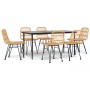 Juego de comedor de jardín 7 piezas ratán sintético de , Conjuntos de jardín - Ref: Foro24-3157877, Precio: 591,70 €, Descuen...