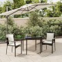 Set comedor de jardín 3 pzas con cojines ratán sintético negro de , Conjuntos de jardín - Ref: Foro24-3185095, Precio: 205,98...