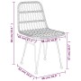 Juego de comedor de jardín 3 piezas ratán sintético negro de , Conjuntos de jardín - Ref: Foro24-3157880, Precio: 249,94 €, D...