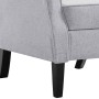 Sillón de tela gris claro en Sillones | Comprar online en Foru.es