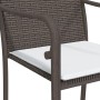 Juego comedor jardín 7 piezas y cojines ratán sintético y acero de , Conjuntos de jardín - Ref: Foro24-3186958, Precio: 409,7...