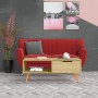 Mesa de centro madera de ingeniería roble Sonoma 100x49,5x43 cm de vidaXL, Mesas de centro - Ref: Foro24-326789, Precio: 85,9...
