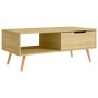 Mesa de centro madera de ingeniería roble Sonoma 100x49,5x43 cm de vidaXL, Mesas de centro - Ref: Foro24-326789, Precio: 85,9...