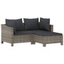 Set de muebles de jardín 5 pzas y cojines ratán sintético gris de , Conjuntos de jardín - Ref: Foro24-3187264, Precio: 482,69...
