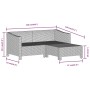 Set de muebles de jardín 5 pzas y cojines ratán sintético gris de , Conjuntos de jardín - Ref: Foro24-3187264, Precio: 482,69...