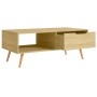 Mesa de centro madera de ingeniería roble Sonoma 100x49,5x43 cm de vidaXL, Mesas de centro - Ref: Foro24-326789, Precio: 85,9...