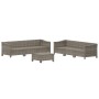 Set de muebles de jardín 7 pzas y cojines ratán sintético gris de , Conjuntos de jardín - Ref: Foro24-3187266, Precio: 631,28...