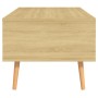 Mesa de centro madera de ingeniería roble Sonoma 100x49,5x43 cm de vidaXL, Mesas de centro - Ref: Foro24-326789, Precio: 85,9...