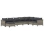 Set de muebles de jardín 8 pzas y cojines ratán sintético gris de , Conjuntos de jardín - Ref: Foro24-3187298, Precio: 642,07...