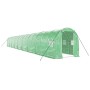 Invernadero con estructura de acero verde 36 m² 18x2x2 m de , Invernaderos - Ref: Foro24-3188024, Precio: 572,58 €, Descuento: %