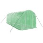 Invernadero con estructura de acero verde 12 m² 6x2x2 m de , Invernaderos - Ref: Foro24-3188018, Precio: 222,79 €, Descuento: %