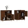 Aparadores 2 piezas madera contrachapada marrón roble de , Aparadores - Ref: Foro24-3190124, Precio: 127,15 €, Descuento: %