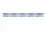 Toldo manual retráctil con LED azul y blanco 600x350 cm de vidaXL, Toldos - Ref: Foro24-3069041, Precio: 705,24 €, Descuento: %
