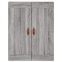 Aparador alto madera contrachapada gris sonoma 69,5x34x180 cm de , Aparadores - Ref: Foro24-3199919, Precio: 161,04 €, Descue...