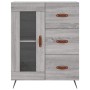 Aparador alto madera contrachapada gris sonoma 69,5x34x180 cm de , Aparadores - Ref: Foro24-3199919, Precio: 161,04 €, Descue...
