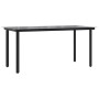 Juego de comedor de jardín 7 pzas ratán sintético y acero negro de , Conjuntos de jardín - Ref: Foro24-3203285, Precio: 309,5...