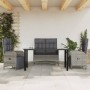 Juego de comedor de jardín 4 piezas con cojines ratán PE gris de , Conjuntos de jardín - Ref: Foro24-3203508, Precio: 579,48 ...