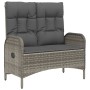 Juego de comedor de jardín 4 piezas con cojines ratán PE gris de , Conjuntos de jardín - Ref: Foro24-3203508, Precio: 579,48 ...