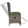Juego de comedor de jardín 4 piezas con cojines ratán PE gris de , Conjuntos de jardín - Ref: Foro24-3203508, Precio: 579,48 ...