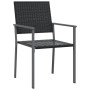Juego de comedor para jardín 5 piezas ratán sintético y acero de , Conjuntos de jardín - Ref: Foro24-3187027, Precio: 291,57 ...