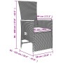 Set comedor jardín 7 pzas y cojines ratán sintético gris de , Conjuntos de jardín - Ref: Foro24-3157551, Precio: 878,30 €, De...