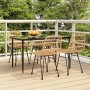 Juego de comedor de jardín 5 piezas ratán sintético de , Conjuntos de jardín - Ref: Foro24-3157875, Precio: 423,38 €, Descuen...