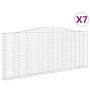 Cestas de gaviones 7 uds forma de arco hierro 400x30x160/180 cm de , Maceteros y jardineras - Ref: Foro24-3145870, Precio: 1,...