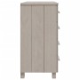 Aparador HAMAR madera maciza de pino blanca 79x40x80 cm de , Aparadores - Ref: Foro24-340421, Precio: 117,68 €, Descuento: %