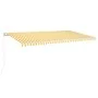 Toldo manual retráctil con LED amarillo y blanco 600x350 m de vidaXL, Toldos - Ref: Foro24-3069043, Precio: 745,42 €, Descuen...